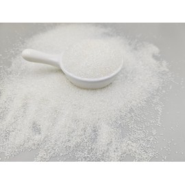 Edible 5 Ounce Medium Decorative White Sanding Sugar Sprinkles for Baking, Sparkling Crystals for Cakes, Cookies, Cupcakes, Ice Cream Topping and Rimming Sugar