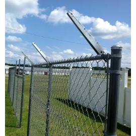 Extend-A-Post Barbwire Extension Chain Link Fence -Set 2 Size 1-5/8