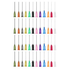 PATIKIL Blunt Tip Dispensing Needles 2 Inch, 48 Pcs 12 Different Gauge Industrial Liquid Dispenser Needle with Lure Lock for Refilling Liquid Inks Adhesive Glue