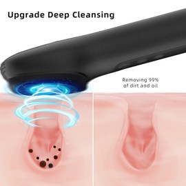 Facial Cleansing Brush, Waterproof Face Brush, Facial Cleanser, 360° Rotatable Facial Cleanser for All Skin Types