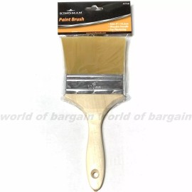 Kingman 4" Wide Paint Brush Nylon Bristles for House Wall Ceiling Trim Latex Acrylic Oil