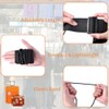DACUAN Elastic Fastening Belt for Luggage, 3pcs Suitcase Elastic Strap