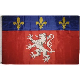 Ant Enterprises 3x5 Lyonnais France French Super-Poly Flag 3'x5' Banner Grommets