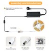 INDARUN Dimmable Led Strip Light Controller Warm White, Controlled by