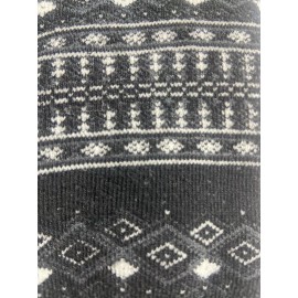 All in Motion Women's Heavy Weight Crew Socks 2pk Black Gray Size 4-10