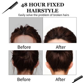 Haarwachs Stick, Wachsstab für Haare, Starker Halt, Wachs Perücken Rand Kontrolle Slick, nicht fettend, Ordentlich Aussehen, für Perücken, Frizz，lässt das Haar Ordentlich und Ordentlich Aussehen,30g