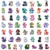 50PCS European Dragon Stickers for Scrapbooking, Birthday Gift Party Supply