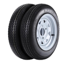 4.80-12 4.80x12 480-12 4.80-12 Trailer Tires with 12" Rims, 4 Lug on 4", Load Range C 6PR