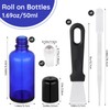 Segbeauty 1.69oz Glass Essential Oil Roller Bottles Refillable, 5Pack of