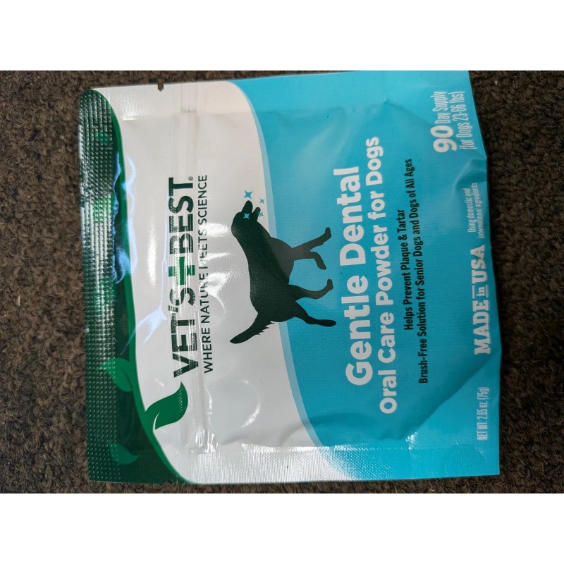 Vet's Best 4*Vets best fresh Breath general Dental Powder, For