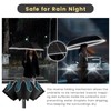BSDYCL Compact Inverted Umbrella with Reflective Strips, Folding travel umbrella-