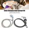 Shampoo Bowl Faucet 70cm Pipe 120cm Soft Hose Shampoo Bed