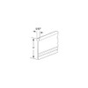 CRL Clear Round Top "Bulb" Type Shower Door Bottom Seal