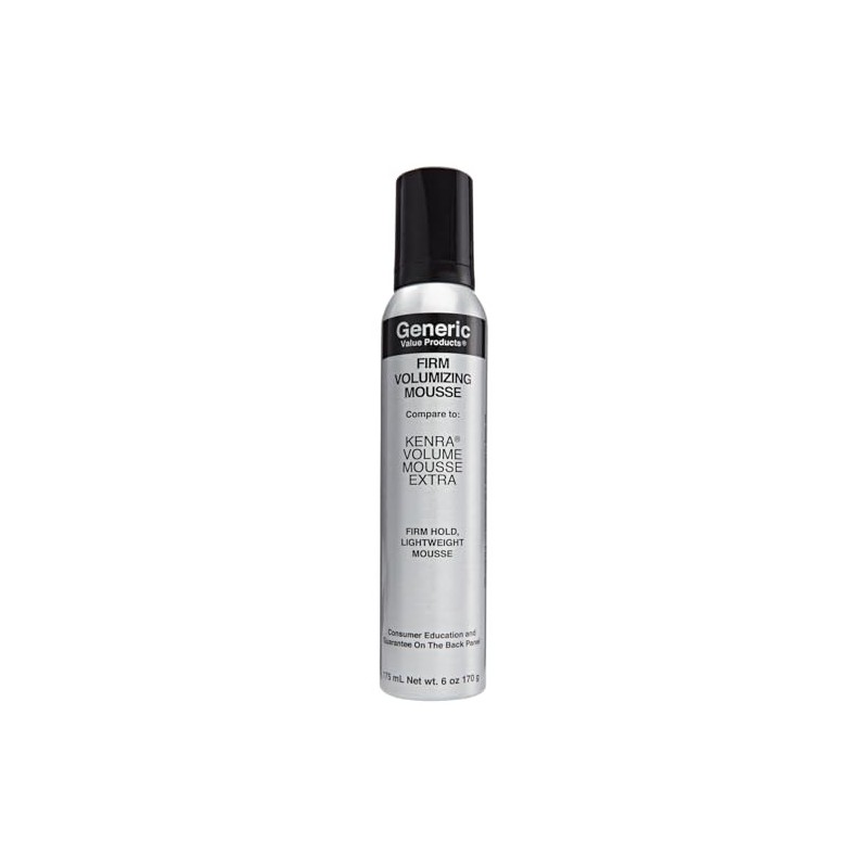 Generic Value Products Firm Volumizing Mousse Compare to Extra Volumizing