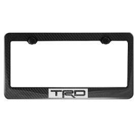 MVP TRD Carbon Fiber License Plate Frame For Toyota (Fit Front Only)
