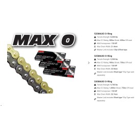 RK Honda CBR600RR 2003-2024 RK MAX-O-Ring Chain 120 Links 525 Gold