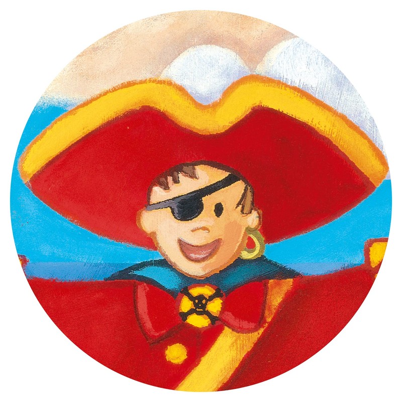 Djeco Silhouette 36 piece Jigsaw Puzzle - The Pirate and
