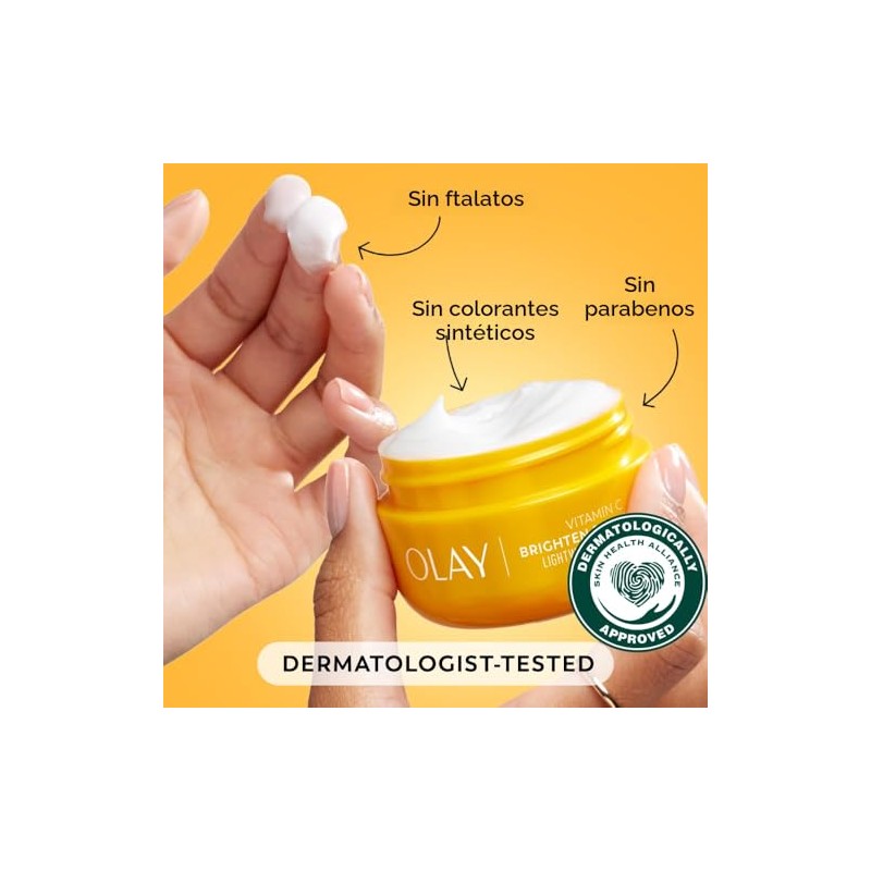 Olay Regenerist Radiance Crema Hidratante Facial Vitamina Ligera Brillante Uniforme