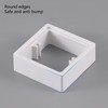 JDIEOQA 20mm Single Socket Spacer, Square Spacer Socket Surround Cover
