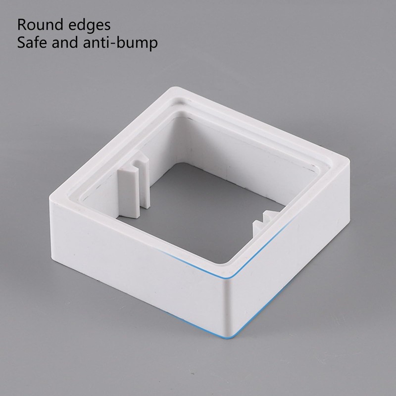 JDIEOQA 20mm Single Socket Spacer, Square Spacer Socket Surround Cover