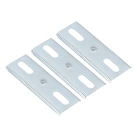 PATIKIL Bifold Door Hardware, 3Pcs 0.9 Inch Bi-Fold Door Repair Bracket Bifold Closet Door Hardware Repair Part Kit for Folding Closet Sliding Door, White