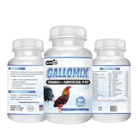 Nutri-line Gallomix 100 Tablets Vitamina Completa Para Gallos/Roosters Exp. 12/27