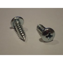 ART DISPLAY SYSTEMS SCREWS FOR LESS 200 ZINC PLATED 1/2 " # 6  PAN HEAD PHILLIPS + FRAMING SAMPLES