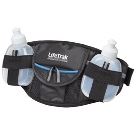 Running Belt LifeTrak Hydro Hydration Belt with Secure Storage
