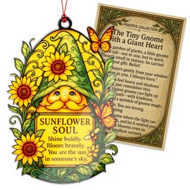 Gnome Ornaments - gnome Christmas Ornaments - Gnomes Gifts for Women - Fall Christmas Ornament 2025 - Christmas Ornament - White Elephant Gifts