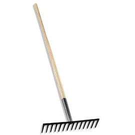 Corona RK 64002 - Level Head Rake - 16 in 14 Tines, 60 in Ash Wood Handle
