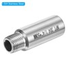 PATIKIL 304 Stainless Steel Pipe Fitting G1/4" Female to G1/4"