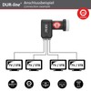 DUR-line + Ultra Quad LNB – 4 Participants Black –
