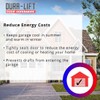 DURA-LIFT Garage Door Double-T Rubber Weather Seal 8' Wide Doors