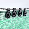 100pcs Shade Cloth Plastic Clips Round Fixing Clips for Greenhouse