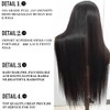 Straight Human Hair wig for Black Women 4x4 HD Lace