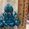 Holiday Time Teal Glitter Octopus Ornament, 3 in, by Holiday