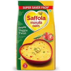 Saffola Masala Oats Veggie Twist, 500 grams (17.63 oz) - Vegetarian