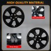 Mayello For 2019-2024 Toyota RAV4 17" GLOSS BLACK Hubcaps Wheel