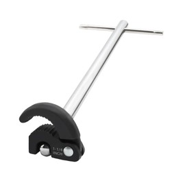 solalithosys 11" Basin Wrench with Adjustable Jaw from 3/8 Inch to 1-1/4 Inch, Sink Faucet Wrench for Fixing Rear and Union Nuts Under Sink Tight Spaces
