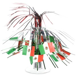 Mexican Flag Mini Cascade Centerpiece Party Accessory (1 count) (1/Pkg)