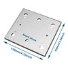 EMSea Sanding Pad Replacement 158324-9 Compatible with Makita BO4555 BO4556