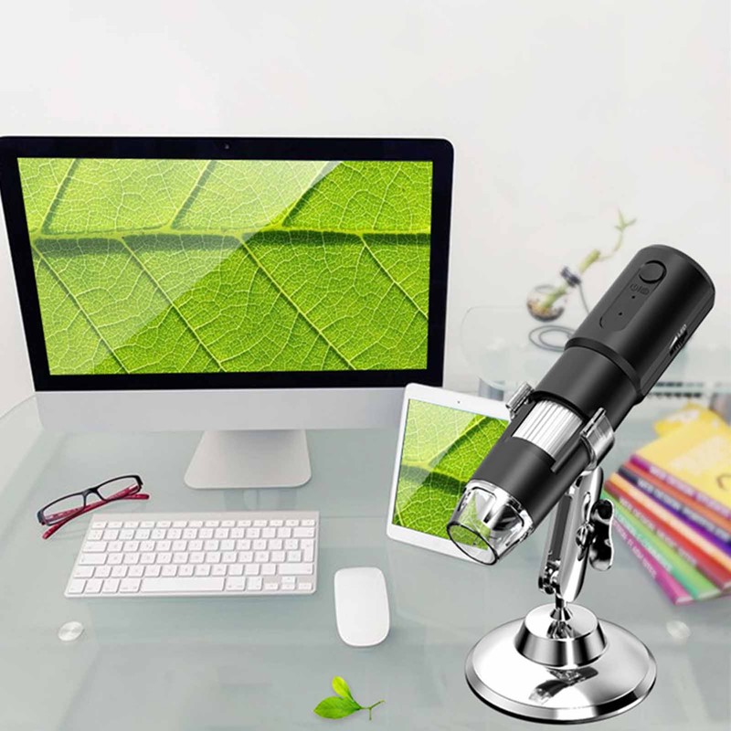 Wireless Digital Microscope 50X to 1000X Magnification 640X480P Resolution WiFi