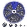 Gunball Set, Round Fishing Weights, Set of 205, Split Shot