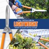 WADFOW WPR1E95 Hedge Clippers:Bush Clippers With Adjustable Length Handle and