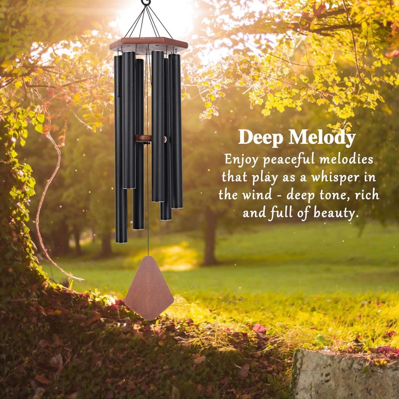 Wind Chimes Outdoor Large Deep Tone, 44 Inches Sympathy Wind