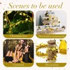 2 Packs Christmas Star Tinsel Garlands Gold Sparkly Tinsel Wire