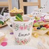 GREENBOX 8 x Paper Cups for Birthdays, 200 ml, Roses