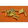 Brass Flat Head Phillips Machine Screws, FT, 10-24 Thread Size