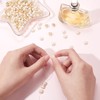 GORGECRAFT 200Pcs Sewing Pearl Beads Two Holes Sew on Pearls