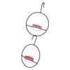 3 Pcs Hummingbird Feeder Metal Hanging Bird Feeder for Outdoor